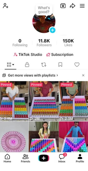 France Monetized Account/ 11K Real Followers+150K Real Likes/ Creator Rewards Program Activated/ Live Stream/ Full Access