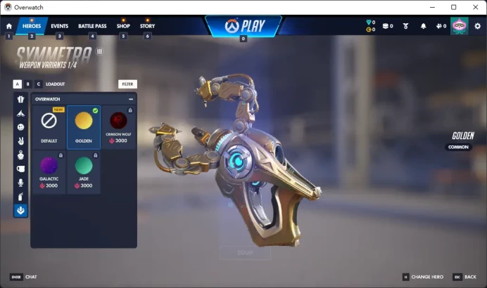 2 Gold Weapons / Full Mail Access / see the picture / Please Read Description / iylpf