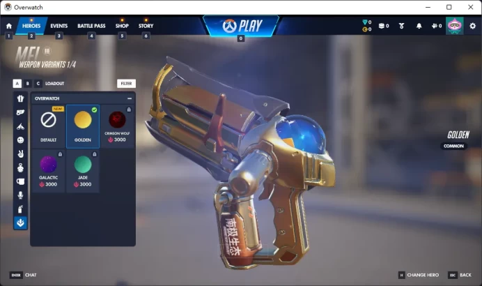 2 Gold Weapons / Full Mail Access / see the picture / Please Read Description / iylpf