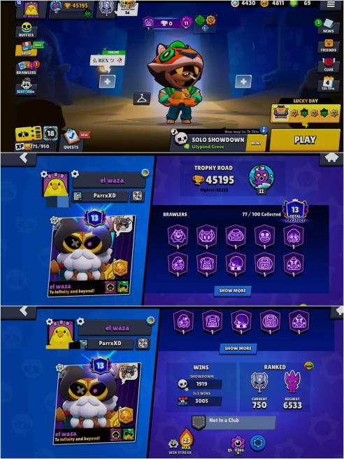 OP BS 45.1k TROPHY, 77/100 UNLOCKED, 15 HYPERCHARGED, 1 MAXED, 169 OP SKINS [2 MYTHIC+2 LEGENDARY+2 HYPERCHARGED] , 428 PINS, 266 ICON,140 SPRAY
