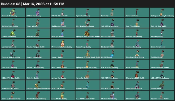 EU / 61 skins / Champions 2025 Butterfly Knife / Primordium Vandal / Evori's Spellcaster / Bubblegum Deathwish Chainsaw /  Recon Phantom / 