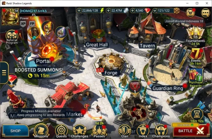 Lv58 1,6M Power|1 Mythical (Mezomel)|33 Legendary(Ninja,Dracomorph,MaShalled,Xenomorph,Etc)|4,5K Gems+22K Energy|Plarium|RSL1332