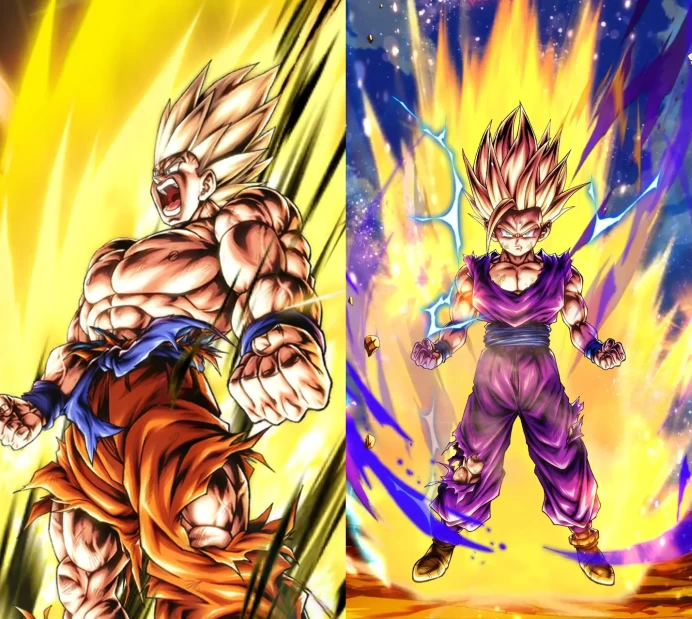 2UL [iOS]8S UL Super Saiyan Goku[yellow]+UL SuperSaiyan2 Gohan(youth)[green]+44000CC+0~5LL[Global]Auto delivery[BNID Login]