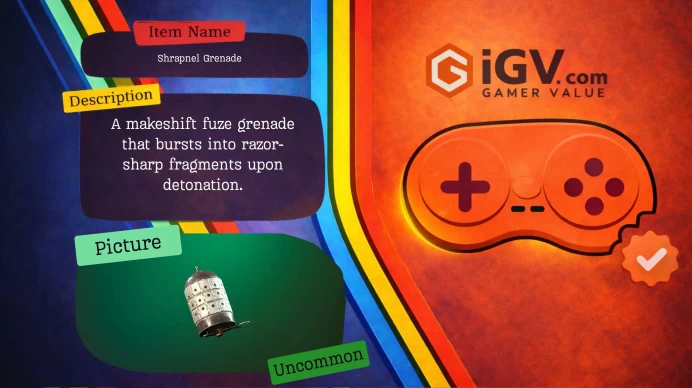 ⮞ Shrapnel Grenade ⮜  10-Minute Fast Service  ⮞ AKMShoppp ⮜ 