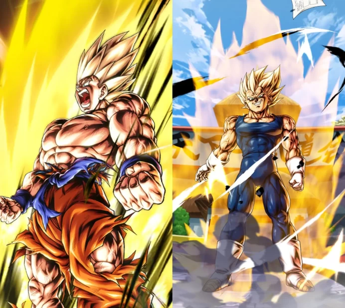 2UL [iOS]8S UL Super Saiyan Goku[yellow]+UL Majin Vegeta[yellow]+45000CC+0~5LL[Global]Auto delivery[BNID Login]
