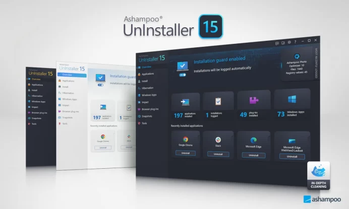 Ashampoo UnInstaller 15, 1 PC - Windows Key (Global)