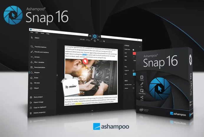 Ashampoo Snap 16, 1 PC - Windows Key (Global)