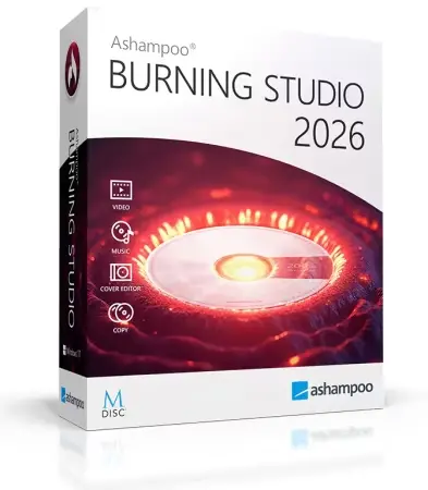Ashampoo Burning Studio 2026, 1 PC - Windows Key (Global)