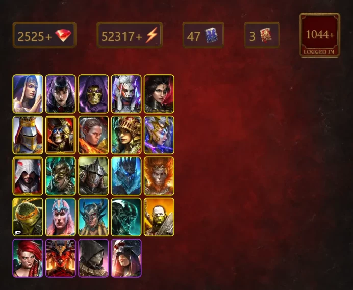[STARTER]Martyr+Cecilia the Red Hope+Alice+Skeletor+Visix+Adelyn+Septimus+Deathknight+Ronda+Deliana+Ezio Auditore+58Epics