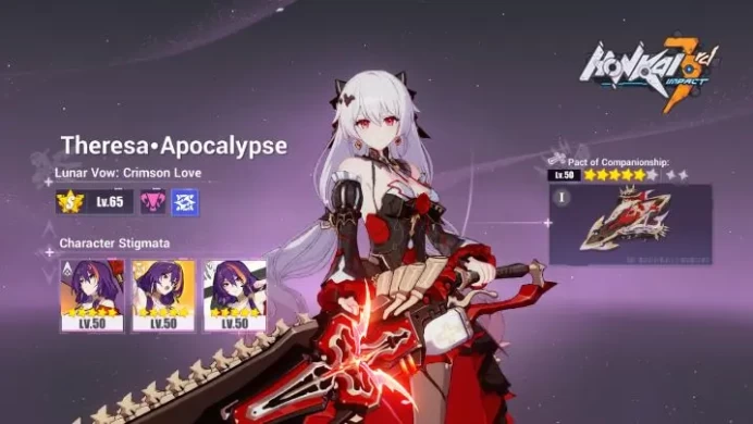 SEA Lv67|3 Fullset (Mei Xentinel, Lunar Vow Crimson Love, Silverwing),Vermilion Knight,Kaslana HOV,Etc|Take Mail|Check SS(HI841)