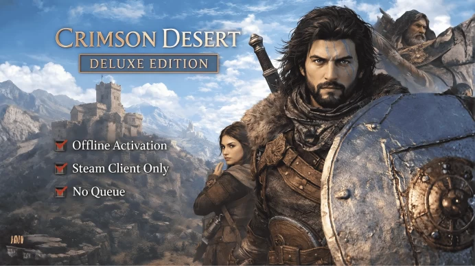 Crimson Desert Deluxe Edition ◈ Steam Offline Activation ◈ No Queue ◈ Instant Delivery ◈ Lifetime Access ◈ Steam Client Only