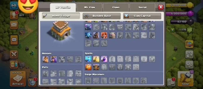 TH8 FREE NAME LEVEL 20 KING LEVEL 10 QUEEN GOOD DEFENSES