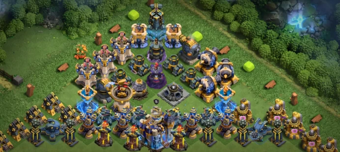 23 EXCLUSIVE HERO SKIN - MAX EQUIPMENT - MAX WALLS 97% MAX DEFENSE - MAX EQUIPMENT EPIC - 3257 WAR STARS - LOTS OF MAGIC ITEMS GEMS
