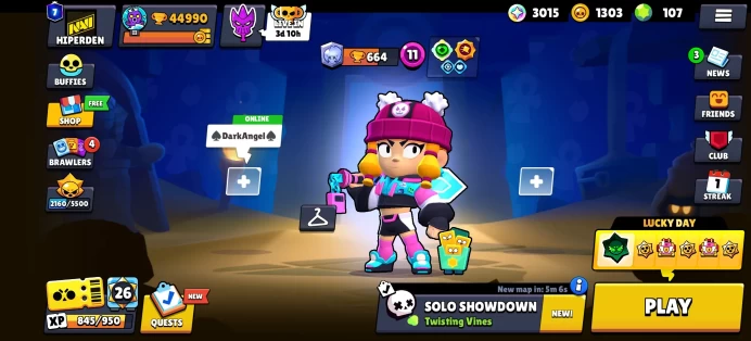 [Code 9573] Level 155 + CR level 52 / 44k Trophy + 202 Skins / Very Cheap