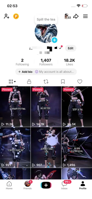 Instanly Delivery/ 1.4K Real Followers+18K Real Likes/ Tiktok Shop For Creator/ Live Stream/ Full Access