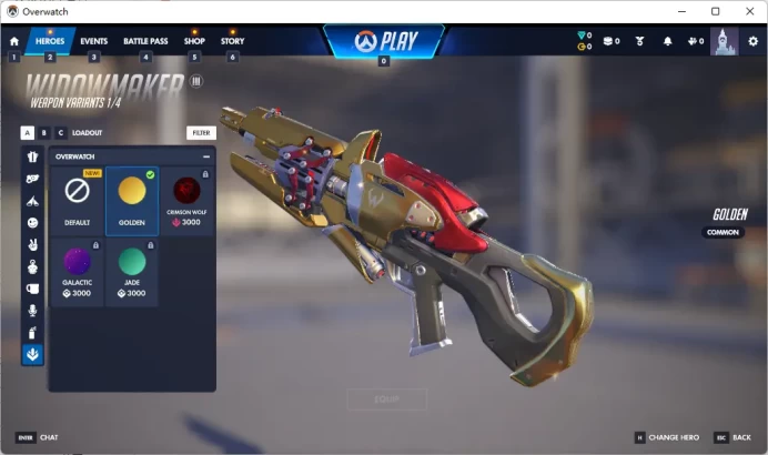 NOIRE / 3 Gold Weapons / Full Mail Access / see the picture / Please Read Description / hpsqi