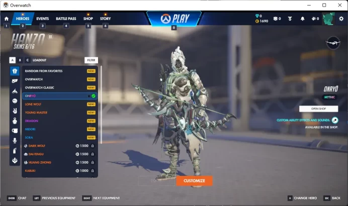 REAPER / CHAINED KING / HANZO / ONRYO / Full Mail Access / see the picture / Please Read Description / rolo