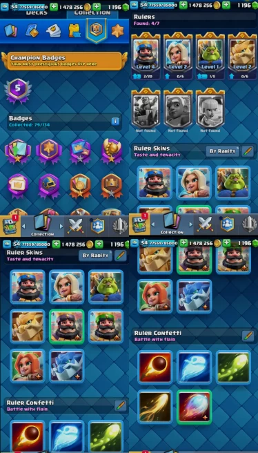 [KTL 15] | 10052 Cups | 54 Level- 34 Emote-5 Tower Skin-45 Banner Dec.-56 Banner Frames-4 Evo/3 Hero Cards | Lifetime Warranty | 100% Secure