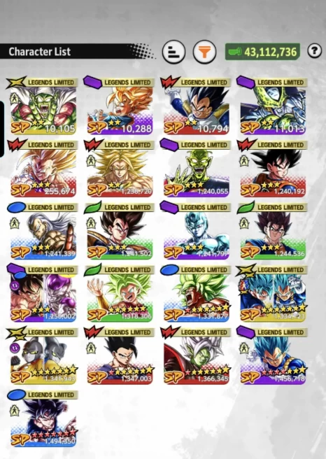 D988-IOS+Android-UL Zamasu+21 Legends+Goku Uis Full Red Star+Zamasu Red Star+God Vegeta 10 Red Star+Android 13+Meta Cooler+Vegeta Saga+Goku Saga