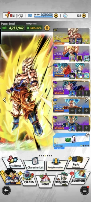 D991-IOS+Android-LR Super Vegito Full Red Star+UL SS Namek Goku+Equipment+Vegito Green+SS2 Goku+Gotenks