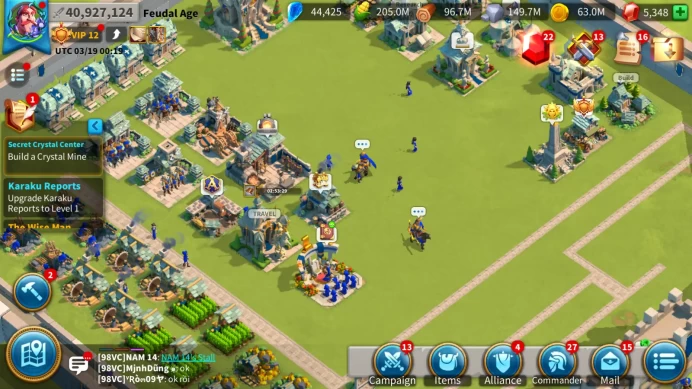 RISE52: 40M - Vip 12 -  17 PP - 707 Gold Statu - Castle 24