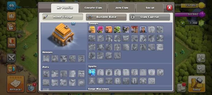 TH5 LEGEND BASE +MAX ALL LEGEND LEAGE +OLD STONE