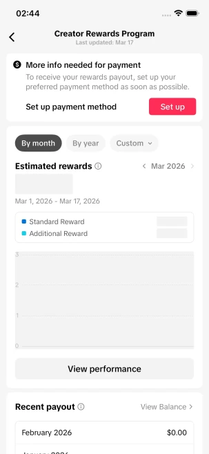 Instanly Delivery/ Monetized 13K Real Followers+220K Real Likes Account/ Creator Rewards Program Activated/ Live Stream/ Full Access