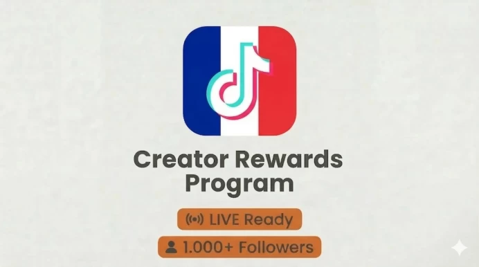  FR / LIVE access TikTok account / 1000+ Followers / Never banned / Full Access + GIFT