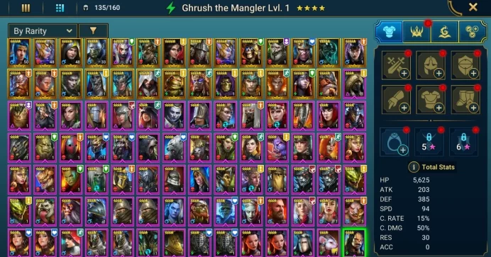 Starter acc with Thor : 91k energy / 58 mln coins / Kyoku, Versulf, Elegaius, Arix, Ninja + 20 Login Legendaries / Skullcrown