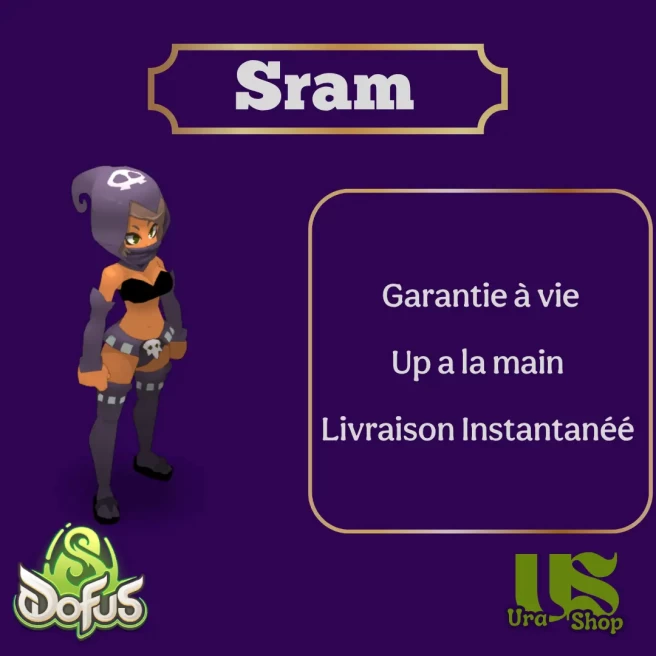 Hell Mina : Sram 201 | Livraison instantanée | Ura-Shop | Dofus Unity | Non certifié
