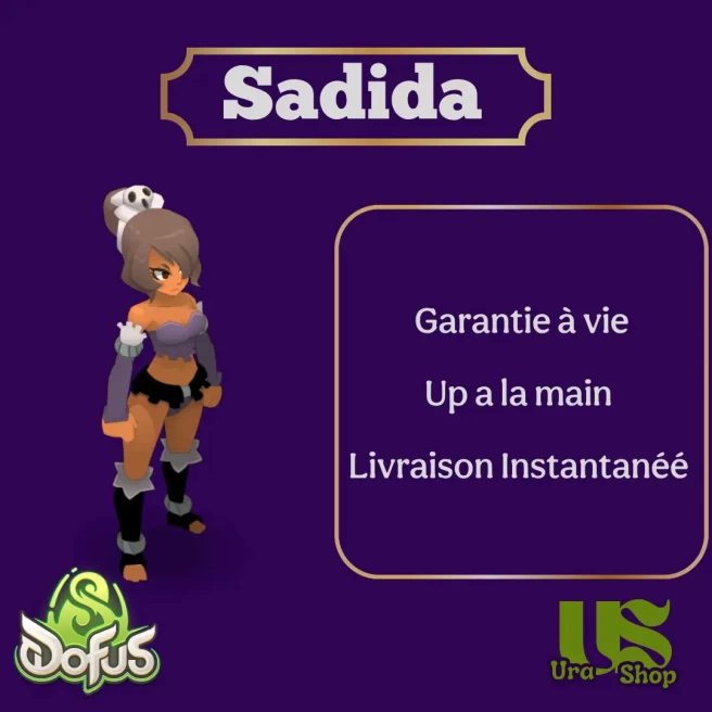 Hell Mina : Sadida  203 | Livraison instantanée | Ura-Shop | Dofus Unity | Non certifié