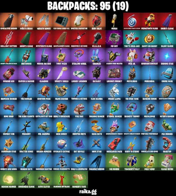 77 skins | Renegade Raider | Knight's Helm | Burning Ambition Valeria | Harbinger Armor Omegarok | Fancy Peter Griffin | A1673