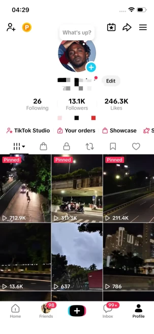 Instanly Delivery/ 13K Real Followers+240K Real Likes/ Tiktok Shop For Creator/ Live Stream/ Full Access