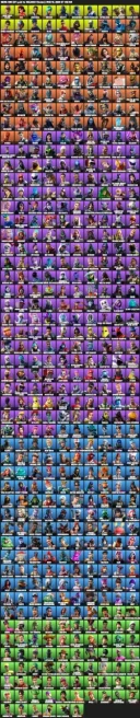 506 skins · Wonder / Travis Scott / IKONIK / Merry Mint Axe / Eon / The Paradigm / Rue
