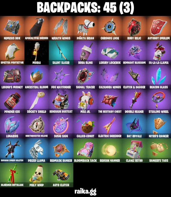 27 skins | Harbinger Armor Omegarok | On | Knight's Helm | Collector Kado Thorne | Optimus Prime | Ahsoka Tano | Traditional Khaby | A3420