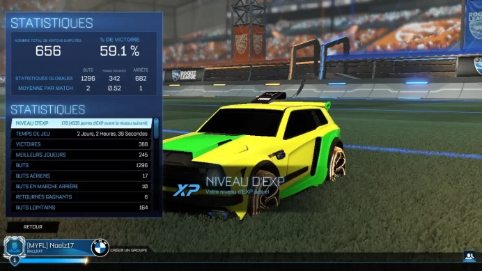 [Code 9604] Level 178 / bmw m240i + Chevrolet Corvette Zr1 + Fennec Rose / Stickers Octane Miku Rider dark / Very Cheap