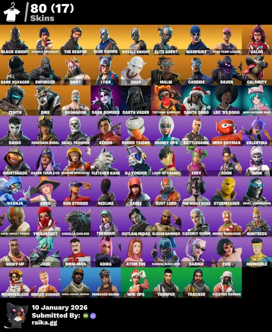 [PC/XBOX] 80 skins | OG STW ( Ultimate Edition ) | Renegade Raider| Black Knight | Sparkle Specialist | The Reaper | Blue Squire | Royale Knight