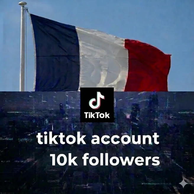 FR France| Account | TikTok Account 10k Real Followers 62.2k Likes Full access+Live Acess