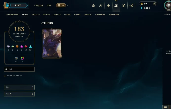 EUW EMAIL CHANGEABLE 150 CHAMPIONS 183 SKINS Victorious AATROX DJ SONA ELEMENTALIST LUX SPG UDYR  33 LITTLE LEGENDS LAST PLAY 2024