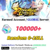 GLOBAL//[Android only] 100000+Chrono Crystal】+Random 0-25LL|Baidan ID | The plot has been completed | DragonBall Legends