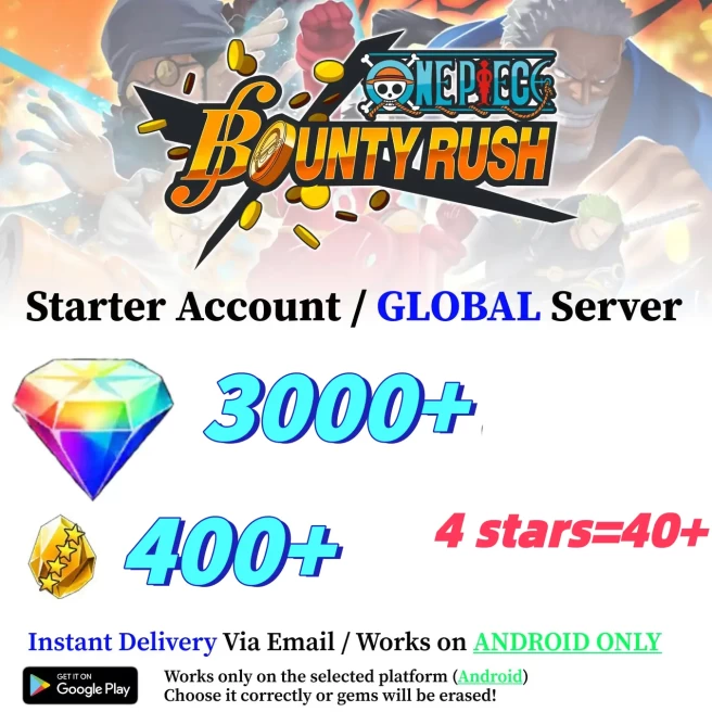 Global-Android | 3000+RD | 400+GF Random 4-star character: 40+ | | Fast delivery