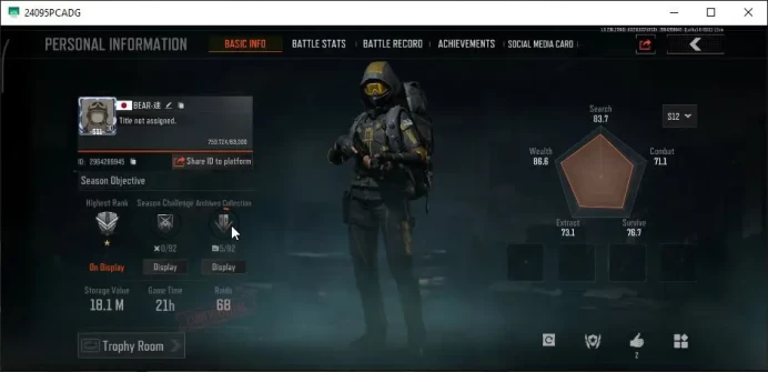 MOBILE Lv30|SV 10M|CV 10M|Tactical HLC|LR AR1 Decree|AK 12 GM,MCX Ceremonial,MK14 Ceremonial,Etc|CN On|Infinit|Check SS|(AB2806)