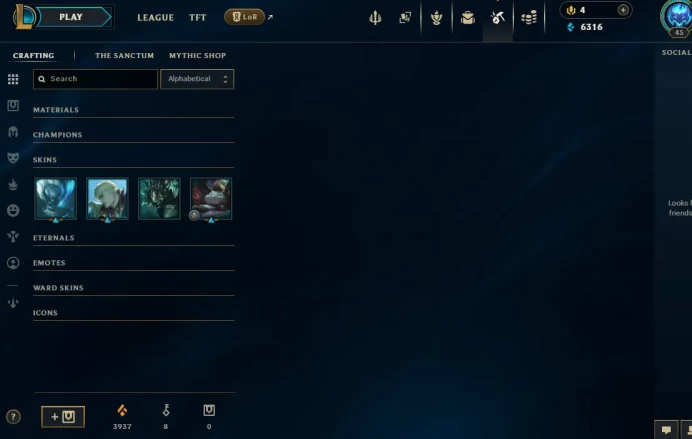 LAS EMAIL CHANGEABLE 145 CHAMPIONS 131 SKINS Aether Wing Kayle Infernal Nasus Last play 2023