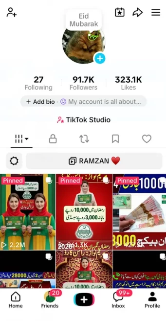 Instanly Delivery/ 91K Followers+323K Likes Account/ Full Access
