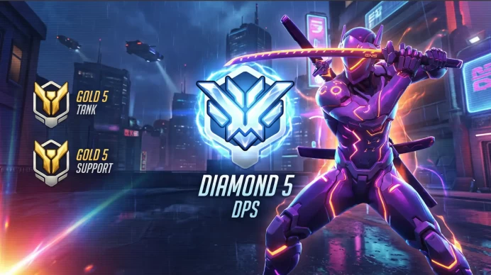  Gold Tank 5 | Dps Diamond 4 | Gold support 5 | Free Name change