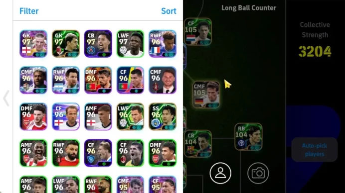 Mobile| Maldini (Fotress) Desire Doue,Michael Olise (Blitz Curler) Marco Van Basten,Raul (Phenom Finish),Etc|TakeEmail(EF1485)