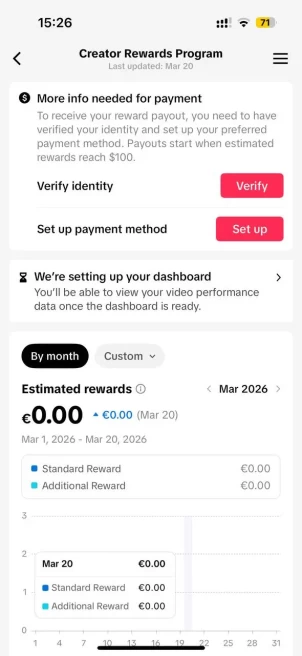 FR France| Account 10.4K Real Followers /Creator Rewards Program Active/27K Real Likes/ Email Include