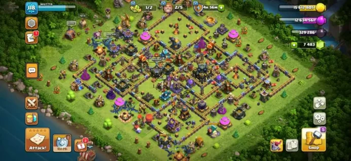 7K Gems | TH17 LVL118 | Heroes : BK40 AQ48 MP42 GW40 RC21 DD2 | Decent Base | Best Price | War Stars, Magic Items, Hero Skin, Equipment Epic