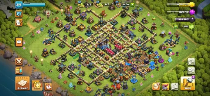 TH18 LVL219 | Heroes : BK95 AQ95 MP46 GW58 RC46 DD7 | Decent Base | Best Price | War Stars, Magic Items, Hero Skin, Equipment Epic, Hero Max 
