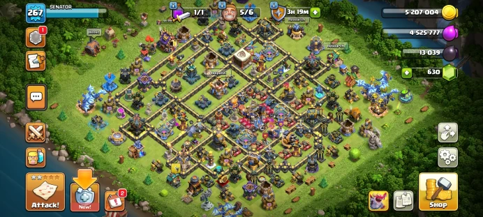 Th18, Xp 267, Nc Available, 2241 WAR STAT, ATB 5222, Smasher Max, 2200 Medal Cwl { 11 Rare Epic } 2 helper Max, Change email !